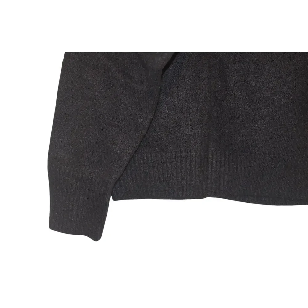 Sanctuary Women's Easy Breezy V-Neck Pullover Sweater In Black
